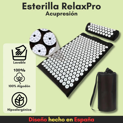 Esterilla RelaxPro – Set de Acupresión con Almohada
