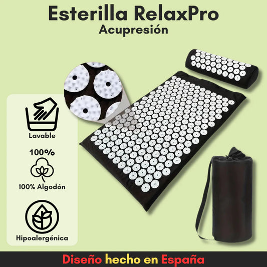 Esterilla RelaxPro – Set de Acupresión con Almohada