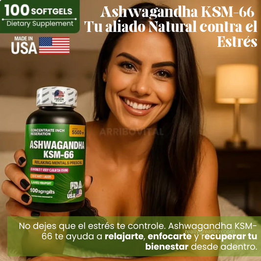 Ashwagandha KSM-66 - Tu aliado Natural contra el Estrés