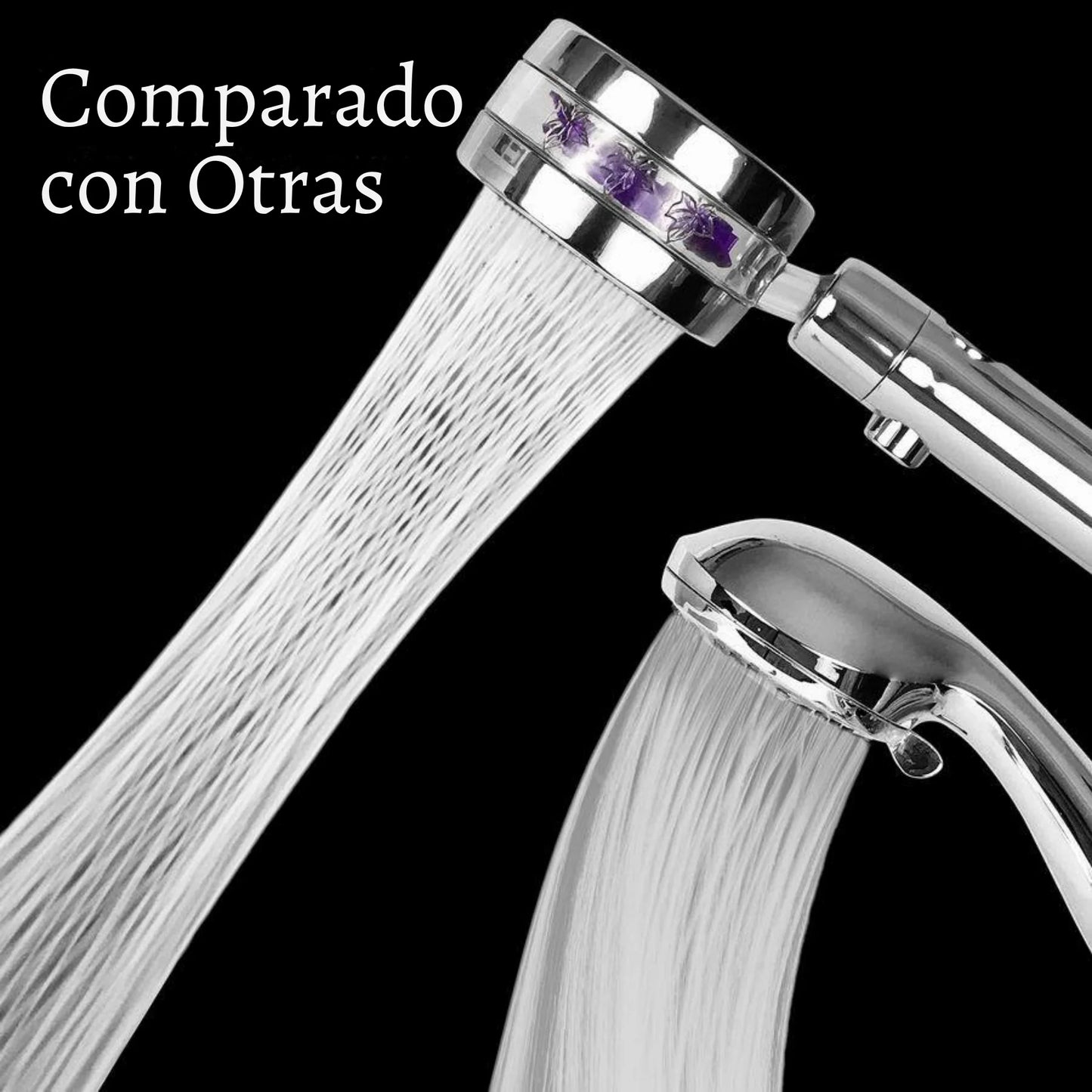 Cabezal de Ducha Turbo 360° | Ahorro de Agua y Alta Presión – ¡Más Vendido!