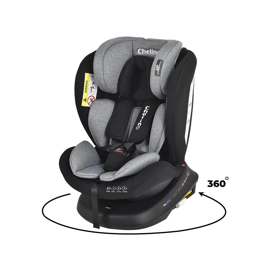 Silla para bebes y niños para el coche 360º