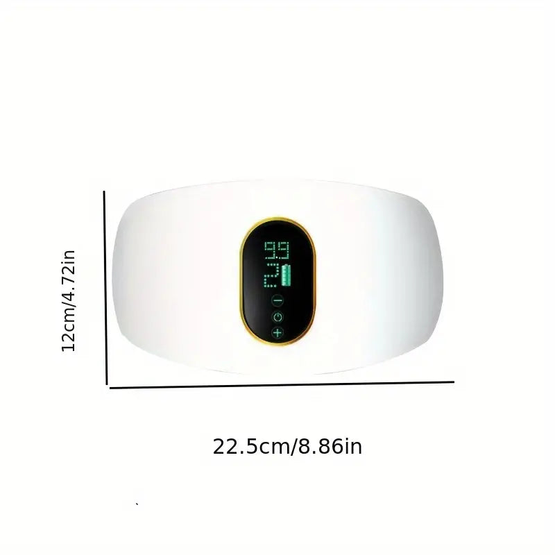 Cinturón de masaje abdominal eléctrico, recargable por USB