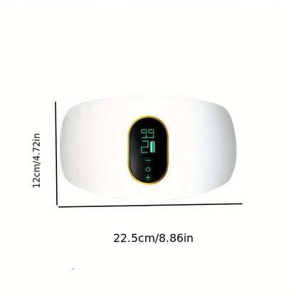 Cinturón de masaje abdominal eléctrico, recargable por USB