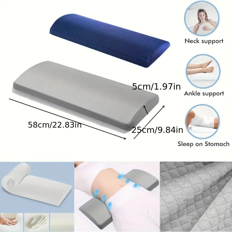 Almohada de Soporte Ergonómica para Piernas, Rodillas, Parte Baja de la Espalda y Cabeza