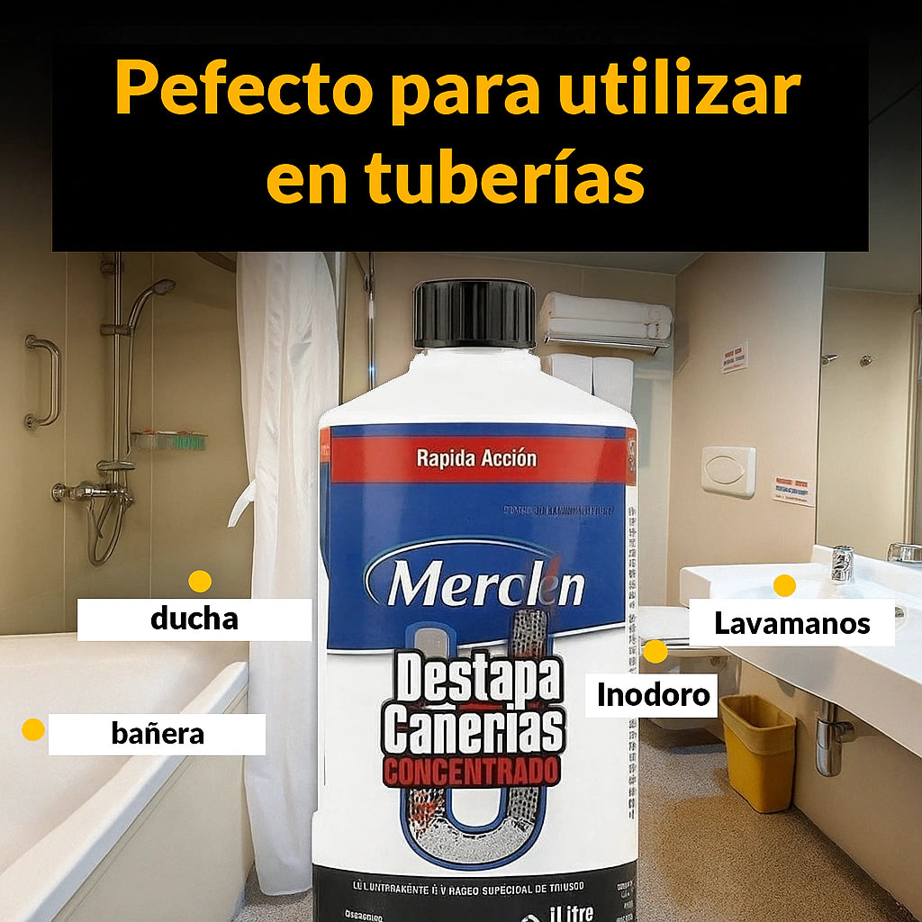 Merclin - Destapa cañerias y Elimina mal olores