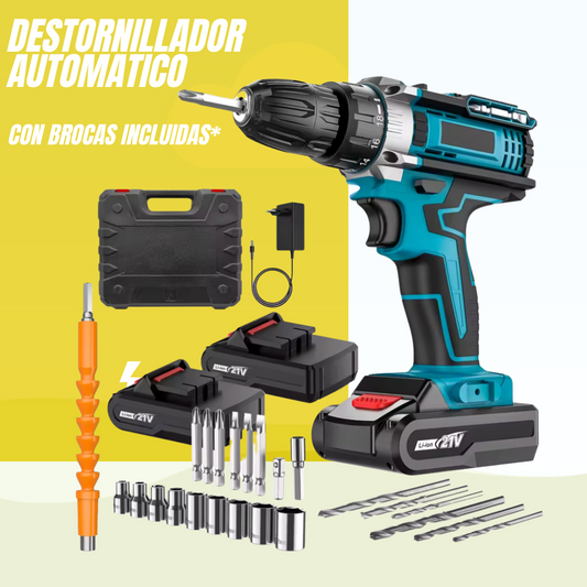 Destornillador automatico con brocas incluidas