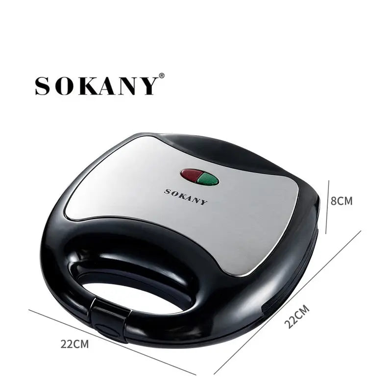 Sandwichera electrica 750W, tostadora y grill