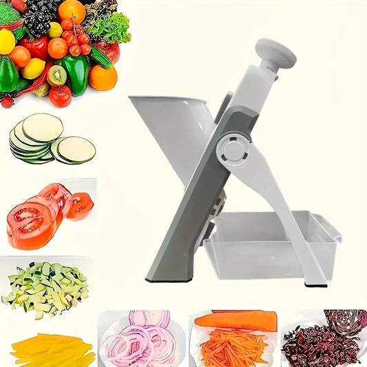 1 pieza de mandolina manual con cuchilla de acero inoxidable, versatil