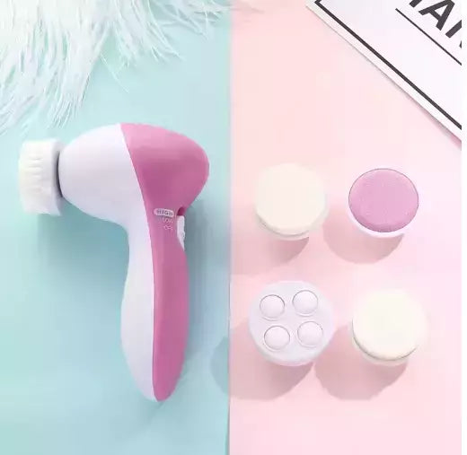 Cepillo Masajeador Facial 5 En 1