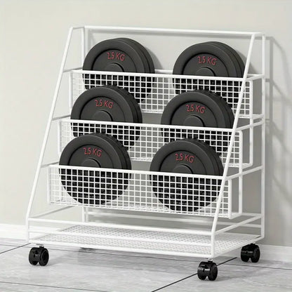 Estantería Metálica Giratoria de 360° con Ruedas - Organizador Portátil para Libros, Documentos y Suministros de Oficina