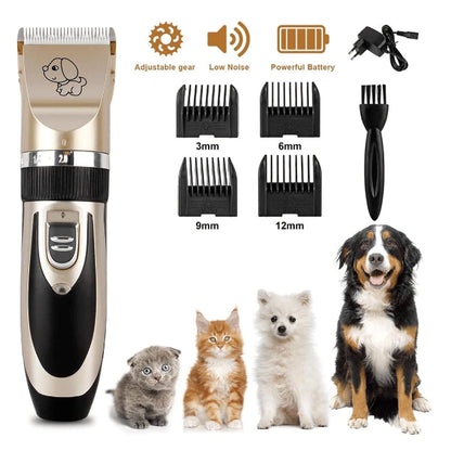 Corta Pelo para Mascotas inalambrico + accesorios incluidos