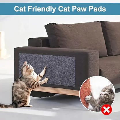 Protector de muebles para gatos que se puede recortar, con un tapete antiarañazos autoadhesivo