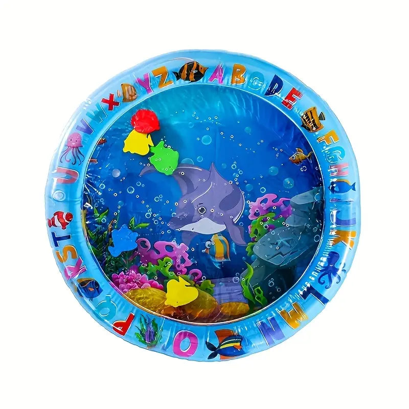 Juego de gato interactivo con diseño de peces flotantes, resistente y antideslizante