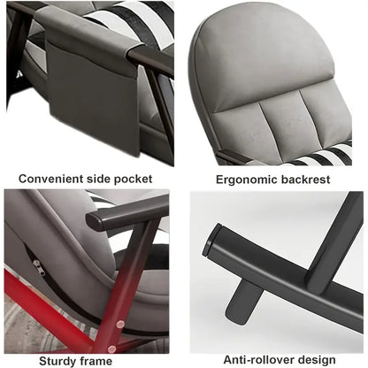 Sillón mecedora moderno para salón con función de reclinación