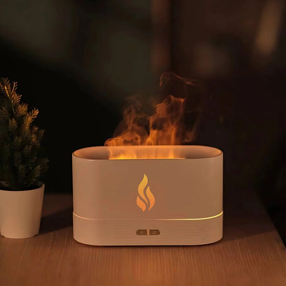 Humidificador difusor de aroma efecto FUEGO