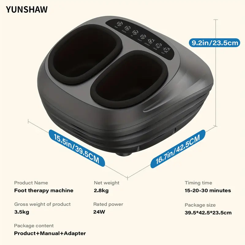 Máquina de Masaje Shiatsu para Pies, Amasado Profundo, Relaja Musculos Cansados y Plantar,