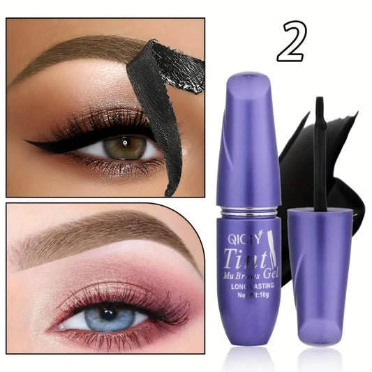 Gel de Cejas 4 Colores Semi-permanente Tintable Retirable