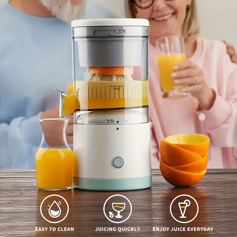 Exprimidor de Cítricos Portátil Multifuncional, Exprimidor Automático de Frutas con Batería Recargable
