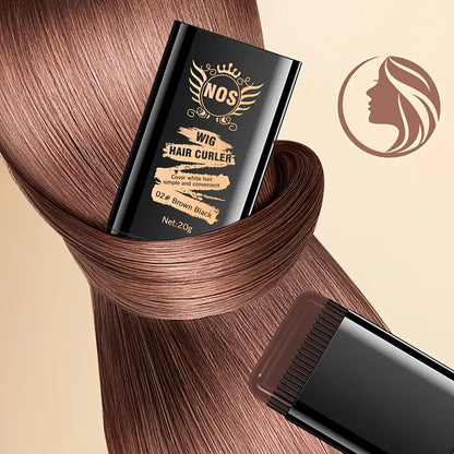 Barra de Tinte para Cabello Portátil de 20g - Cobertura Rápida del Canas, Aplicación Fácil 3x1