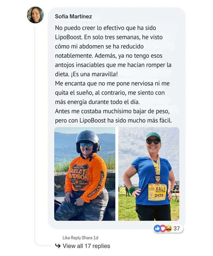 LipoBoost™ | Quema Grasa Avanzado con Efecto Drenante y Energizante