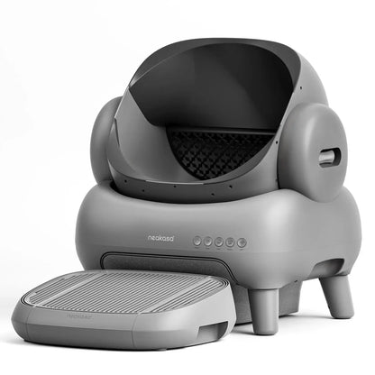 Caja de arena autolimpiable abierta para gatos Neakasa M1