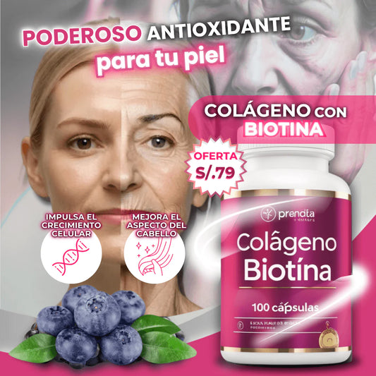Colageno con Biotina Pro 100% Natural