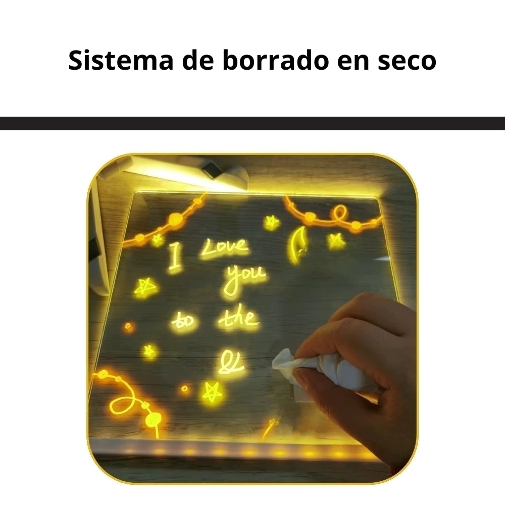 Tablero luminoso soporte Ajustable