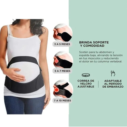 Faja Para Embarazada Soporte Lumbar