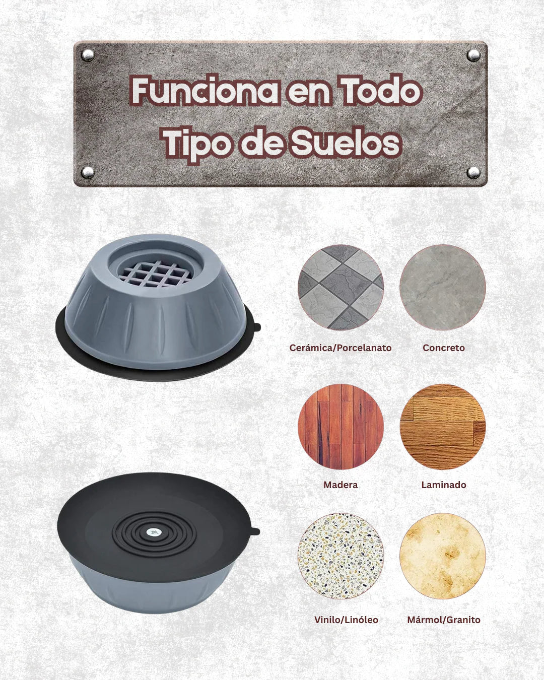 Estable - Proporcione a sus electrodomésticos y muebles el apoyo estable que merecen